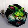 1pc Rabbits, Fantasy Automatic Open/Close Umbrella - Compact Travel Umbrella, 8-Rib Heavy-Duty Construction, Ideal Gift, 28090