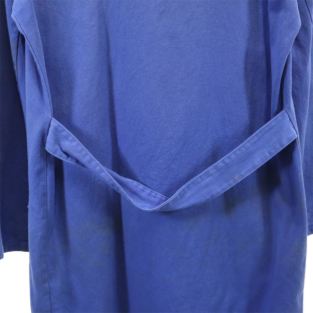 Setex 70-е Винтаж Евро Спецодежда рабочее пальто Честерфилд синее Мужское Б/У