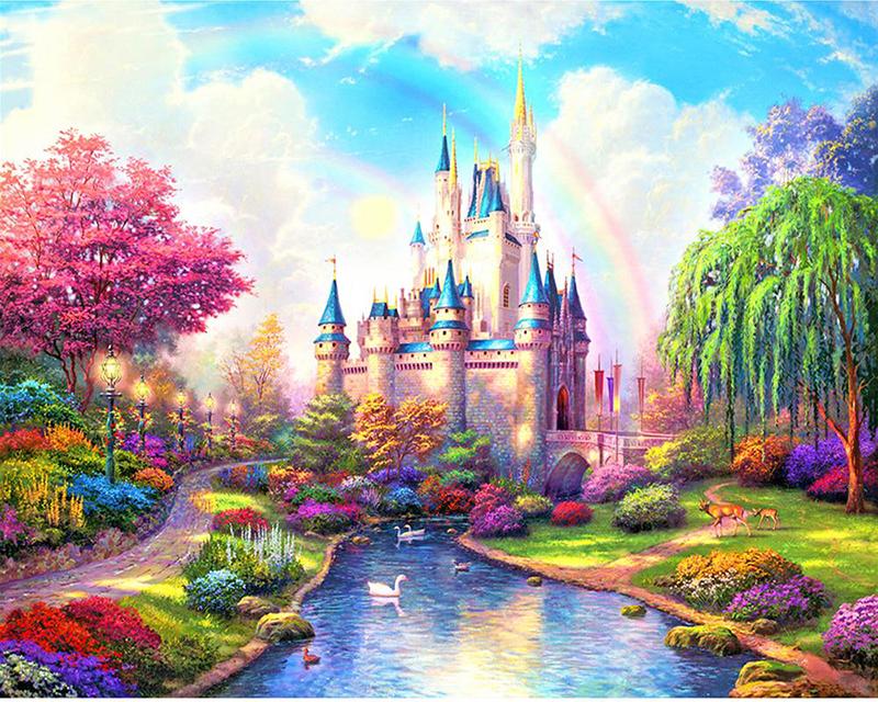 5D DIY Алмазная картина Клан волка Девушка Полный квадратный круглый набор для вышивки крестом Алмазная вышивка Сад Уличный пейзаж Мозаика Ручная работа Домашний декор