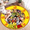 Ковер Круглый Гоку Dragon Ball Z для Украшения Гостиной Какарот Анимационный Ковер Фланелевый Домашний Напольный Коврик Ковер для Спальни