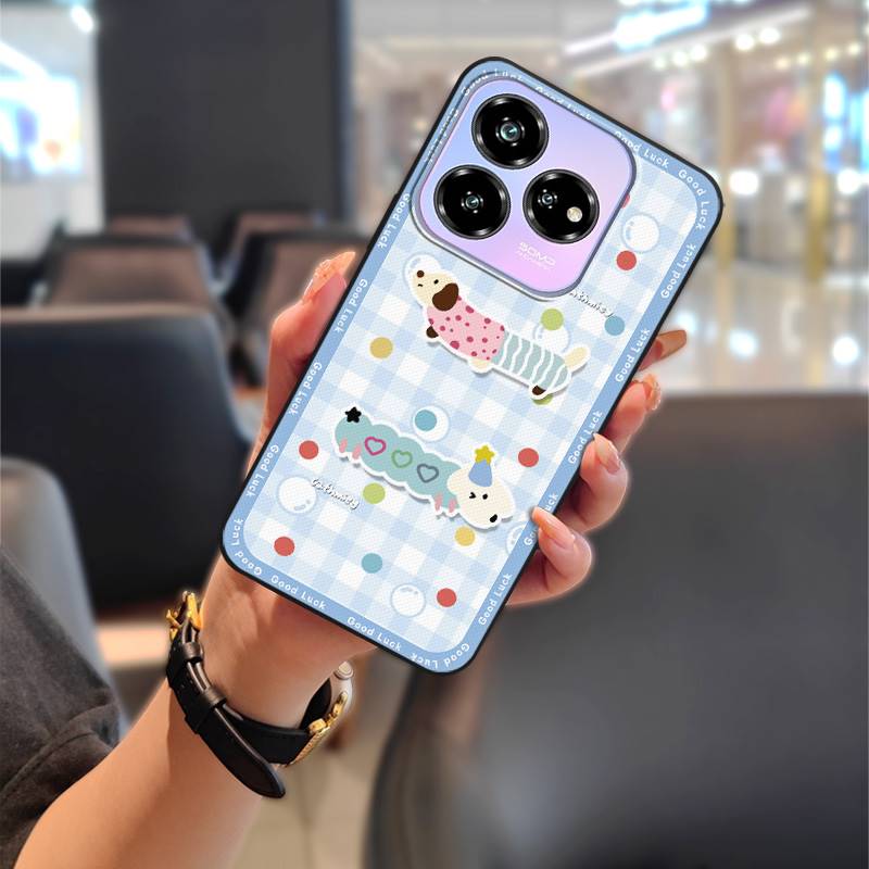 Silicone Back Cover Phone Case For ZTE Blade V60 Design/Axon 60 Lite Anti-knock Cartoon Anti-dust Animals Phone Pouch