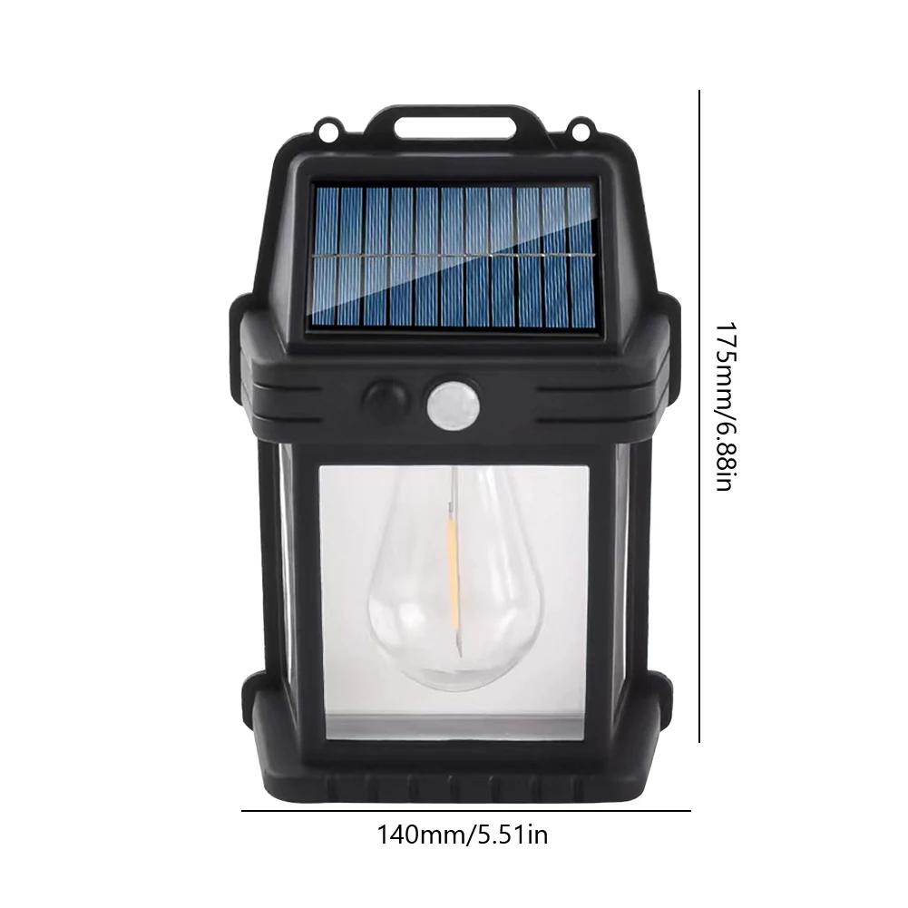 Интеллектуальная индукционная вольфрамовая лампа накаливания IP65 водонепроницаемая светодиодная настенная бра индукционный садовый светильник для крыльца патио двора сада