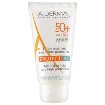 Aderma Protect AC Матирующий флюид Очень высокая защита SPF50+ 40 мл