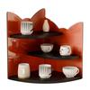 Acrylic Table Corner Display Shelf 3 Layers Tea Cup Holder Creative Mug Organizer  for Home