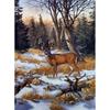 5D DIY полная круглая дрель алмазная живопись олень животное Алмазная вышивка набор крестиков мозаика подарок из смолы настенное искусство домашний декор