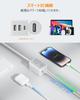TESSAN Удлинитель с розетками 2 м, 3 розетки AC, 1 Type C, 2 Type, Компактный и идеальный для командировок и путешествий, Сетевой фильтр, USB, Розетки,