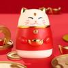 Коробка для зубочисток Lucky Cat Форма Pree Тип Автоматический всплывающий дом Гостиная Столовая Диспенсер для зубочисток Держатель для хранения зубочисток Контейнер