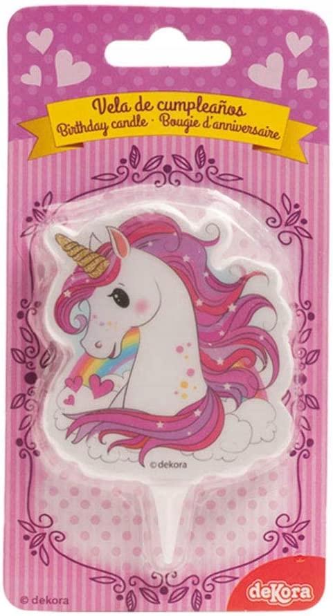 Candle - Unicorn 2D, 1 Set