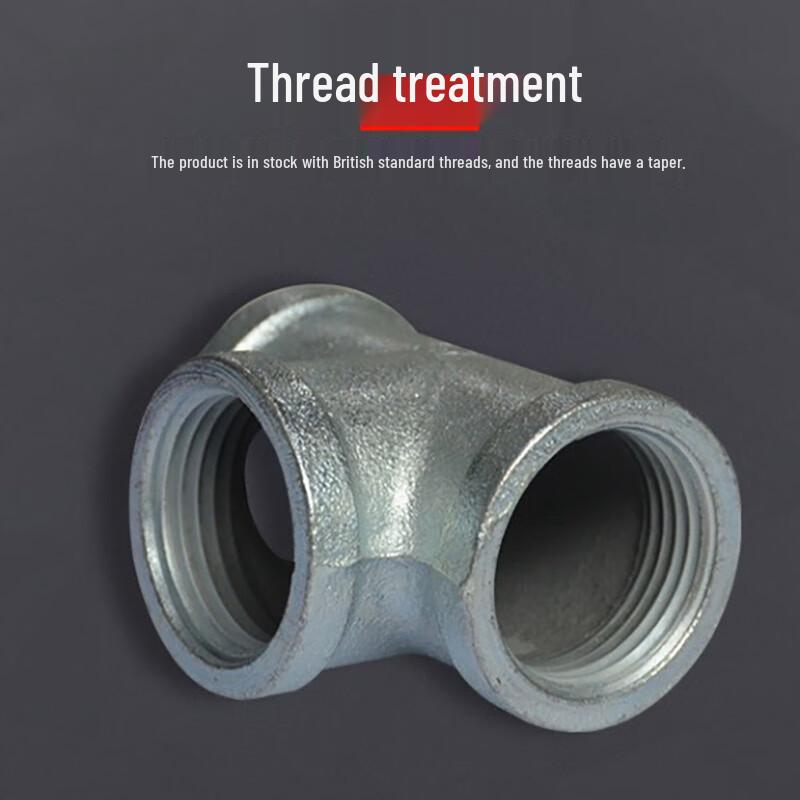 Galvanized Cast Iron Internal Thread Tee