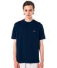 [Lacoste] Футболка [Официальная] Футболка с коротким рукавом и карманом-контуром часов Мужская Темно-синий 3