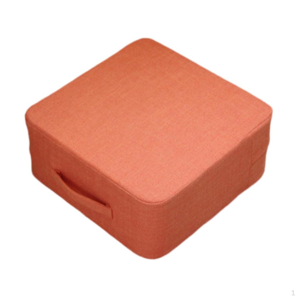 Удобная квадратная подушка для сиденья 15,75x15,75x7,09 дюйма для использования на балконе