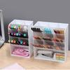 9/13 Grids Desktop Storage Box Oblique Insertion Cosmetics Storage Box Oblique Pen Holder Home