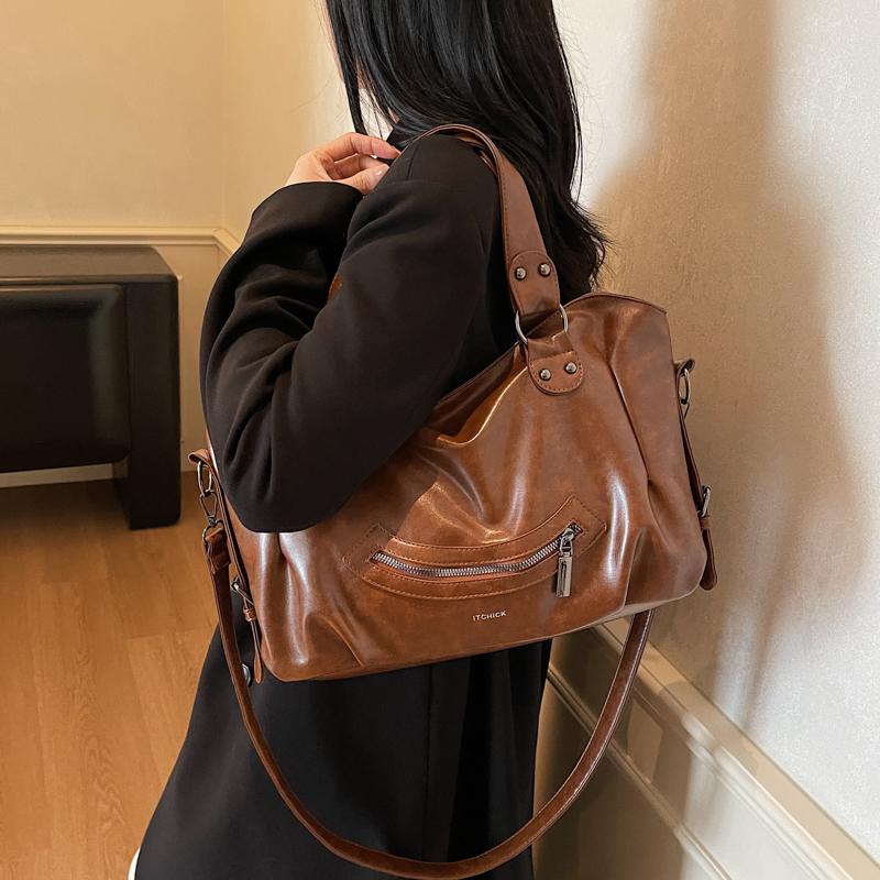 2025 Новая Модная Женская Сумка Через Плечо Большой Вместимости Женские Повседневные Сумки Кроссбоди Для Женщин Сумка-Тоут Для Поездок На Работу Подходит Для Ежедневного Использования