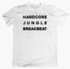 Футболка HARCORE JUNGLE BREAKBEAT, 90-е UK RaveTee Drum and Bass DnB Junglist Музыкальная футболка Old School Винтажный стиль Графическая
