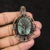 Tree Of Life Ruby Zoisite Pendant Copper Wire Wrapped Pendant Gemstone Copper Jewelry Handmade Designer Pendant Gift For Women Gift For Him