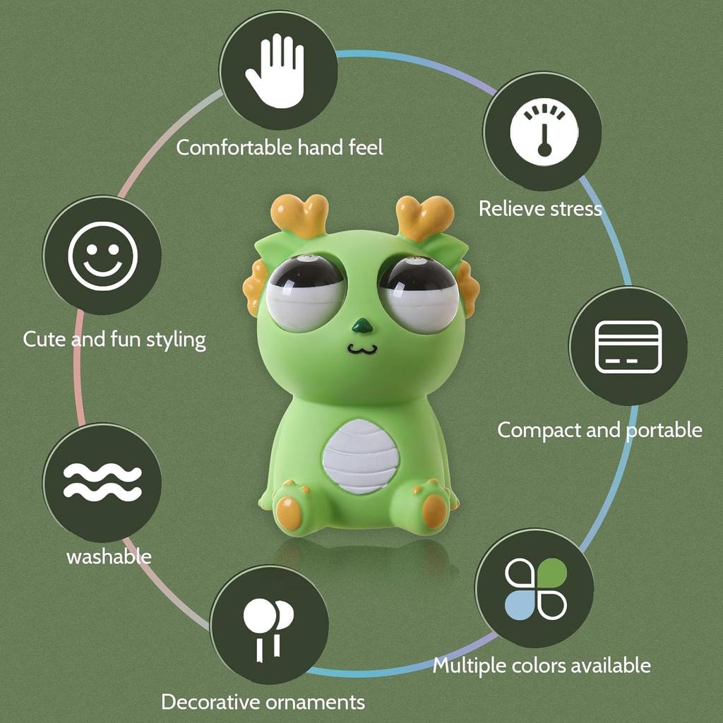 Игрушка для снятия стресса Squeeze Eyeball Dragon, забавные игрушки с выскакивающими глазами, сувениры для вечеринок, идеальный подарок на все случаи жизни