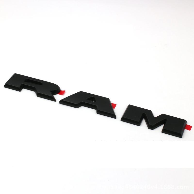 AAXZ1 Car Styling Door Side Fender Sticker Ram Letter Logo Emblem Cover for Dodge Ram 1500 2019 2020 2021 2022 Body Decals Accessories