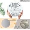 2D Flat Aluminum Vintage Signage Wall Decoration, Various Sizes, German-language Pet Keepsake Plaque Designs. Suitable for Cafes, Living Rooms