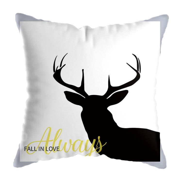 Наволочка с геометрическим рисунком, абстрактная подушка, короткая плюшевая подушка для дома, дивана-кровати, офиса