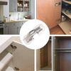 1PC New Steel Cabinet Hinges No-Drilling HoleHydraulic Buffer Hinge Kitchen Cabinet Cupboard Hinges Furniture Hardware