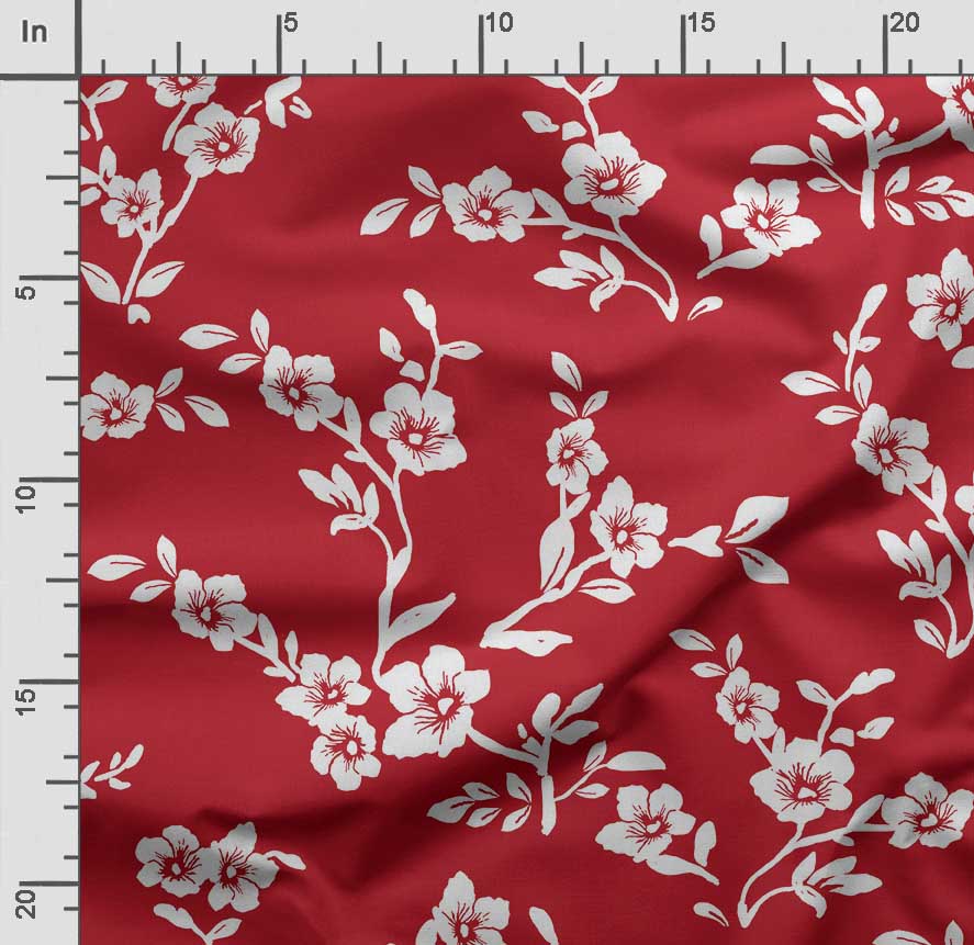 Soimoi Цветочный принт, хлопковый батист, ткань для квилтинга, продаваемая во дворе, хлопчатобумажная ткань средней плотности шириной 42 дюйма,