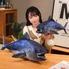 55/75 см Реалистичная Плюшевая Набивная Рыба 3D Большая Рыба Креативная Симуляция Тунец Плюшевая Игрушка Милая Подушка для Дивана Подушка Подарок Игрушка для Детей