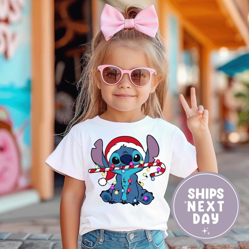 Stitch Disney Christmas Kids T-Shirt, Stitch Christmas Shirt, Disney Christmas Toddler Sweatshirt, Disney Merry Christmas Shirt Gift