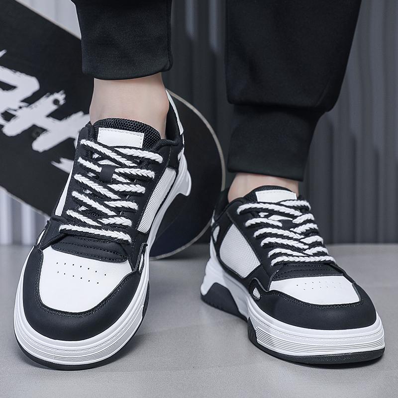 Модные популярные мужские повседневные туфли, сетчатые дышащие кроссовки с низким верхом, нескользящие кроссовки для ходьбы 2024 года, новые плоские мужские туфли