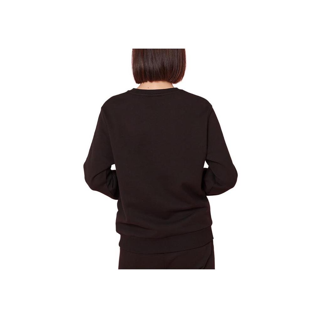 Puma Толстовка с круглым вырезом и длинными рукавами с логотипом и буквенным принтом, унисекс, черная 535045-01