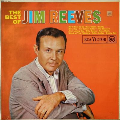 LP Пластинка Джим Ривз - Лучшее Джима Ривза RD7666 RCA Victor 1964 Великобритания Фолк Б/У