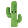 High Quality Interactive Green Cactus Pet Chew Toy Plush Dog Toy in Cartoon Green Cactus Shape Woodfield
