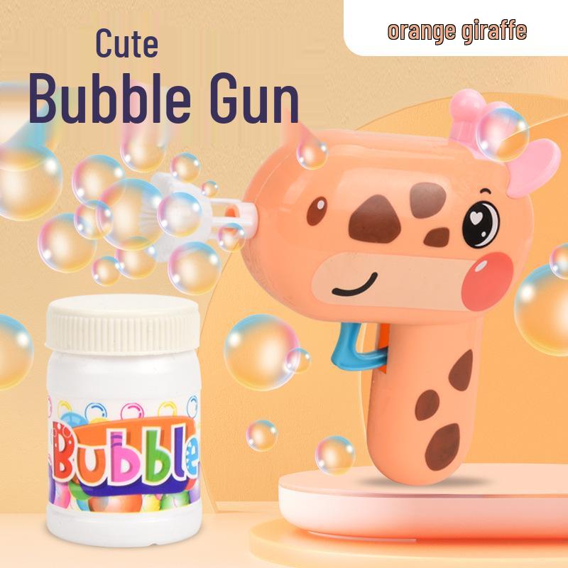 Dinosaur & Seahorse Bubble Gun - Kids' Summer Water Play Toy