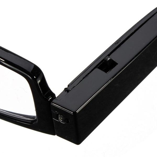 Unisex Rimmed Reading Eye Glasses Eyeglasses Spectacal with LED Light Diopter Magnifier