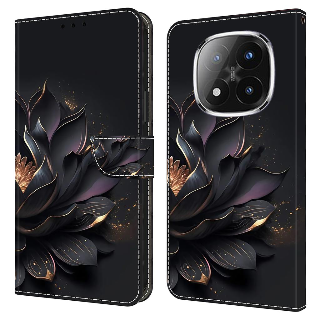 For Xiaomi Redmi Note 14 Pro+ 5G Case Magnetic Clasp 3D Pattern Leather Wallet Phone Cover