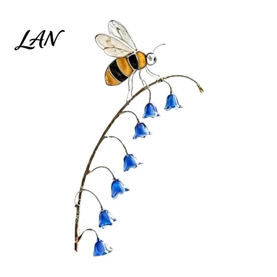 Whimsical Garden Ornaments Window Charm Stakes, Nature Collection Themed Plant Decor Decorative Stake, Stakes for Flower Pots Decorations Indoor
