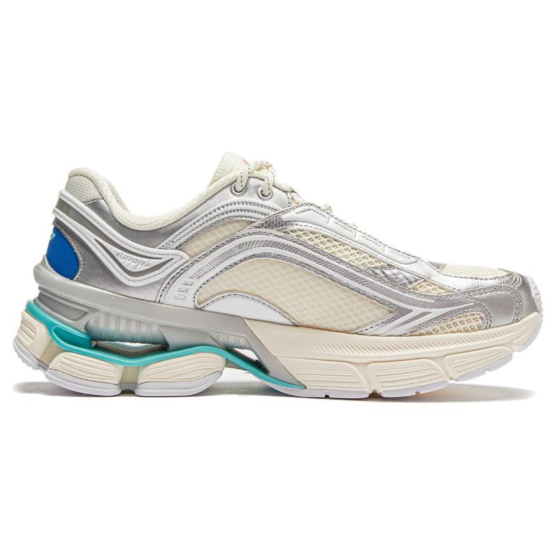 Li Ning Aurora RENEW Амортизация Скользкие Устойчивые к истиранию Низкие Повседневная обувь Женская Серебристо-белый AGCU044-5