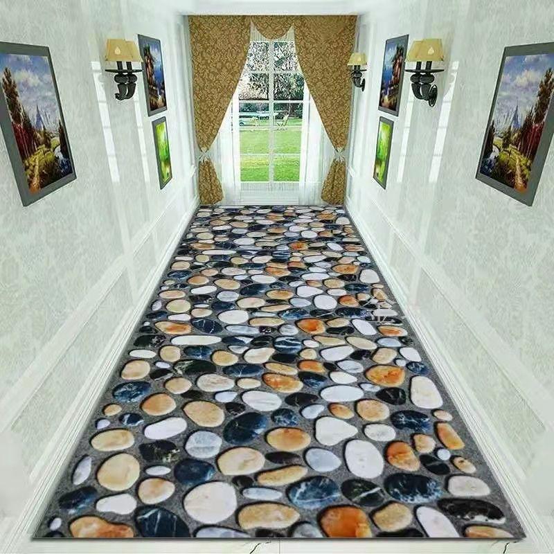 3D Corridor Long Carpet Living Room Decoration Home Aisle Non-Slip Floor Mats Modern Decor Rug