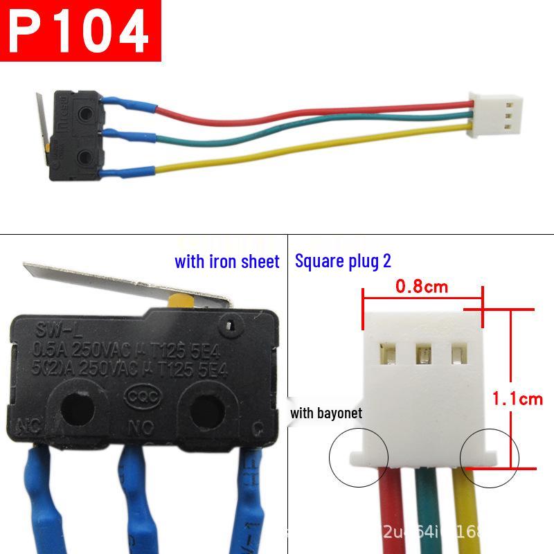 Gas Stove Ignition & Water Heater Pressure Switch with Three-Wire Micro Switch.