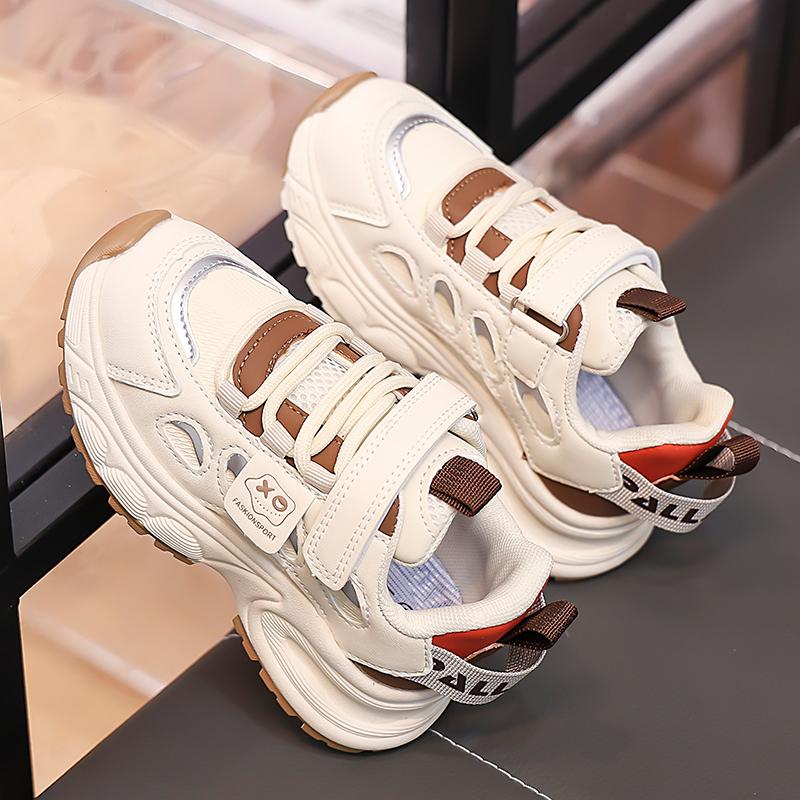 Детская модная дышащая повседневная обувь, детские спортивные кроссовки для бега для мальчиков и девочек, трендовые удобные спортивные кроссовки