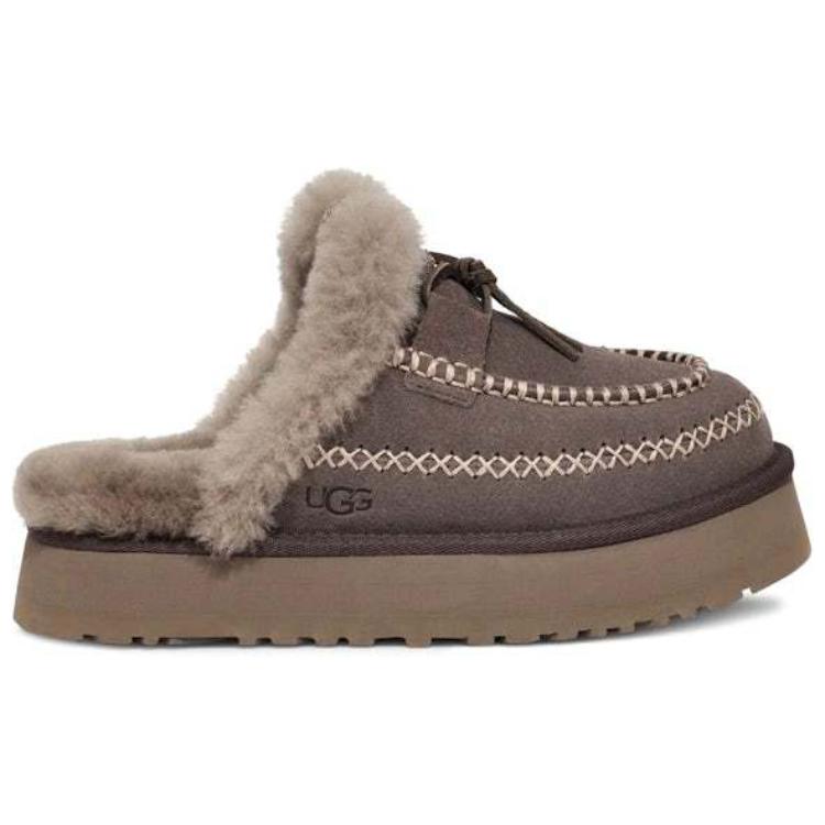 UGG Disquette Alpine Slipper Thunder Cloud (Womens) Women Sneakers 1158260-TCLD