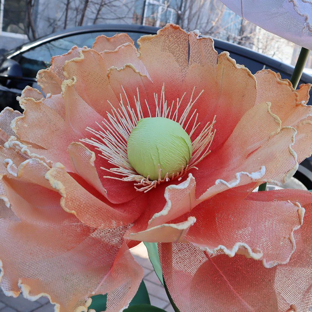 30см Большой Имитация Цветка Полый Фотореквизит Оформление Витрины Искусственный Цветок Фестивальное Украшение