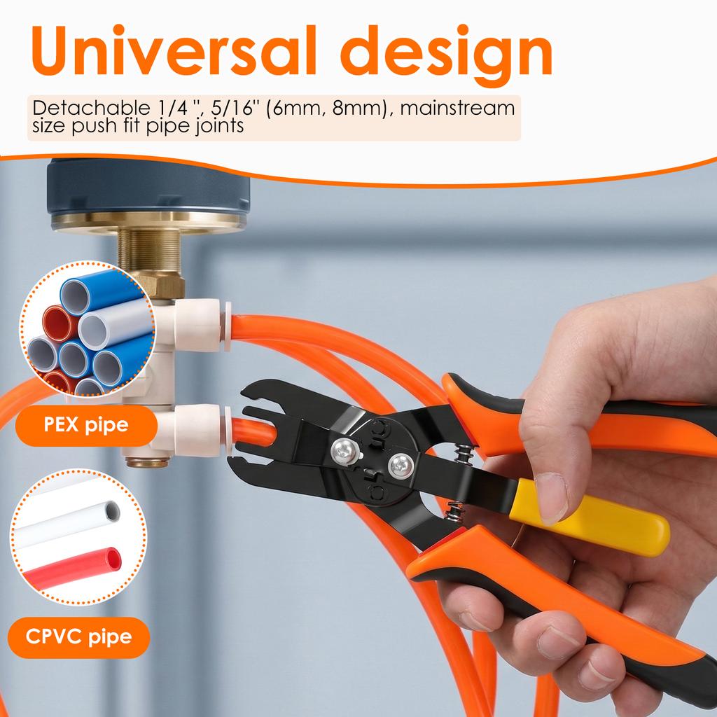 1Pc Air Hose Connector Removal Tool Pneumatic Disconnect Tools Multi-purpose Push To Connect Removal Pliers for CPVC/PEX  Tubing
