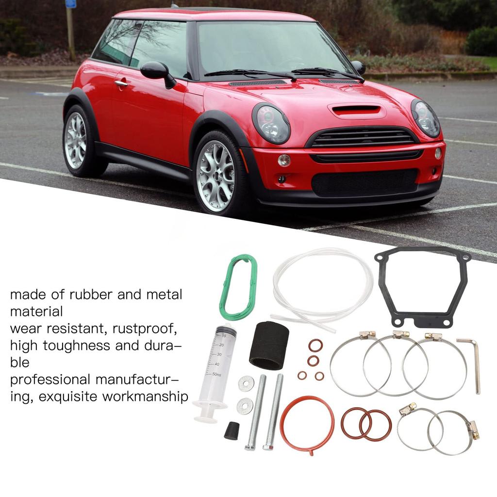 23-Piece Supercharger Rebuild Kit, Replacement Supercharger Service Kit for Cooper S, R53, R52, Eaton, JCW GP, and More.