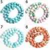 1 нить/пакет 6/8/10 мм натуральный дождь цветок яшма каменная бусина разноцветные круглые свободные бусины для ювелирных изделий DIY серьги изготовление браслетов аксессуары
