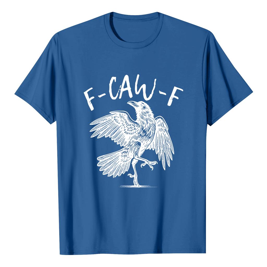 F-CAW-F Women's Casual Letter Print Short-sleeved Top T-shirt