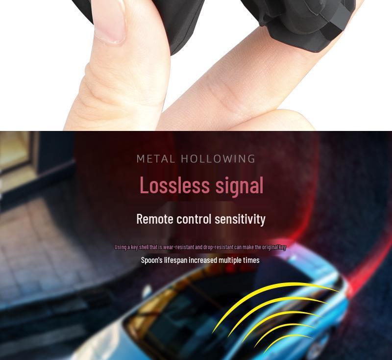 Чехол для ключа автомобиля Zotye T500: Стильный металлический корпус для ключа для моделей SR7/SR9/T700/T600 – Унисекс