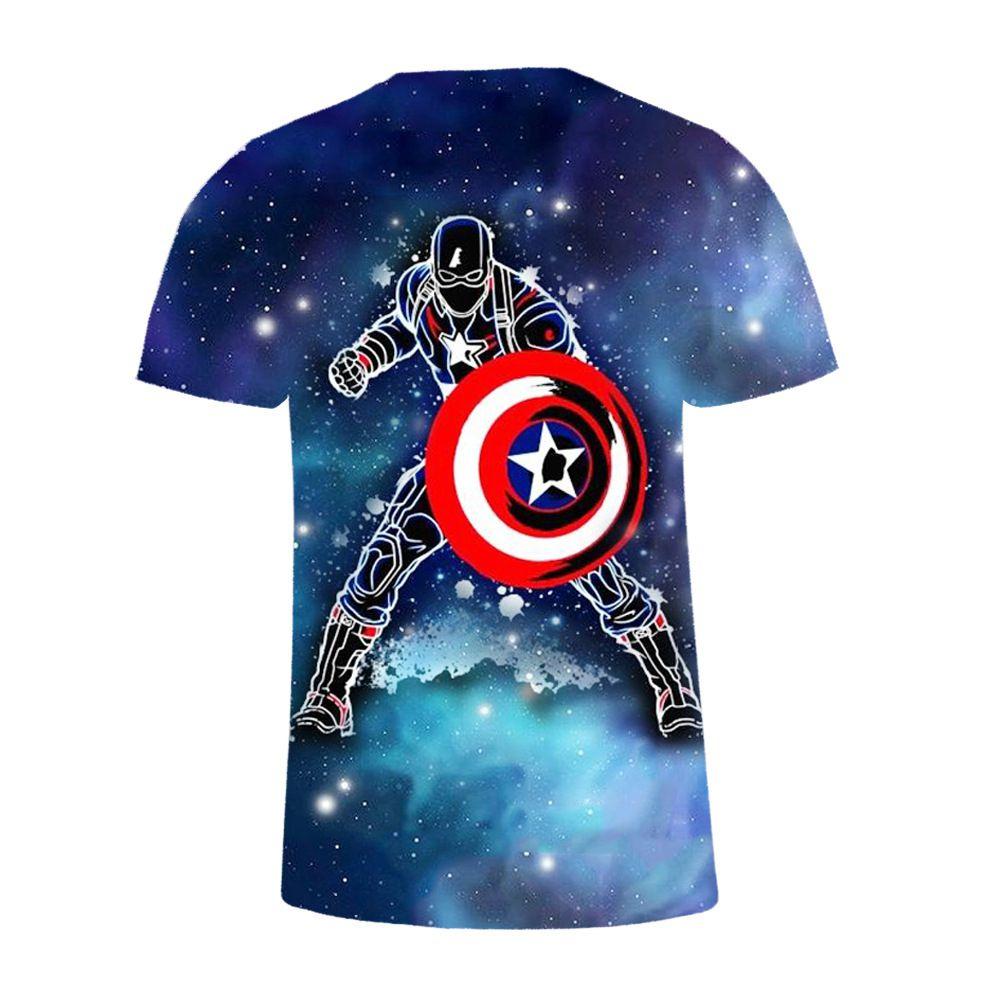 Avengers 4 Endgame T-shirt Superhero 3d Short Sleeve Stylish Casual Tee Top