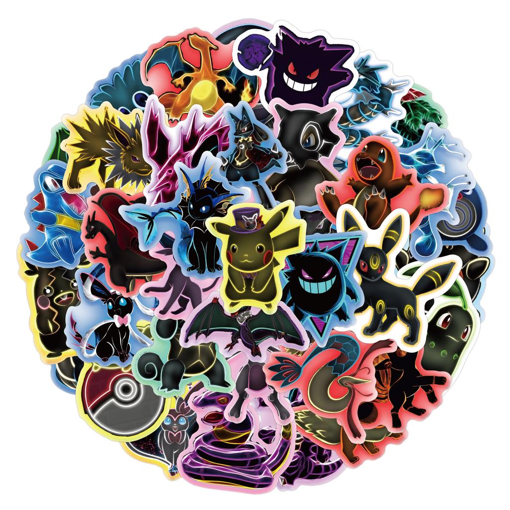 50/200 Pokémon Pikachu Pokémon Pokémon Pokémon Graffiti Stickers