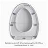 FEEGOO V-Shape Urea-Formaldehyde Soft-Close Toilet Seat