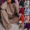 Women's Fashion Long Sleeve Hooded Loose Large Size Casual Suit